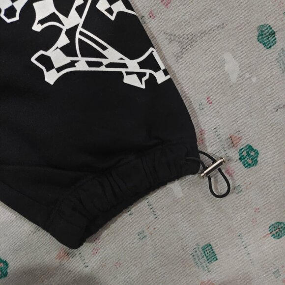 Amiri Black & White Checkered Bones Sweatpants - Picture 5 of 9